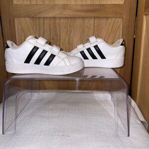 Adidas White and Black Sneakers Classic Design
